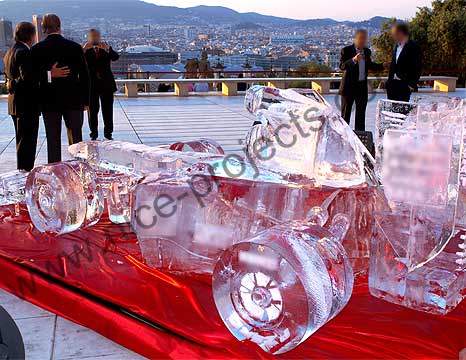 Esculturas con Hielo