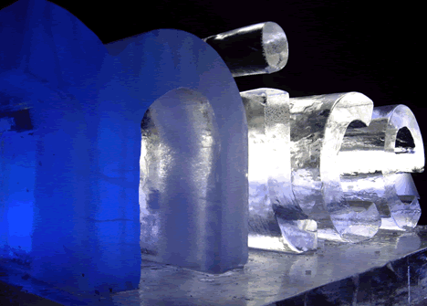 Nice Projects - Logotipo en hielo